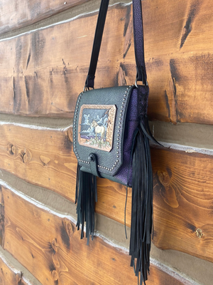 Twisted K Leather Collab Purse