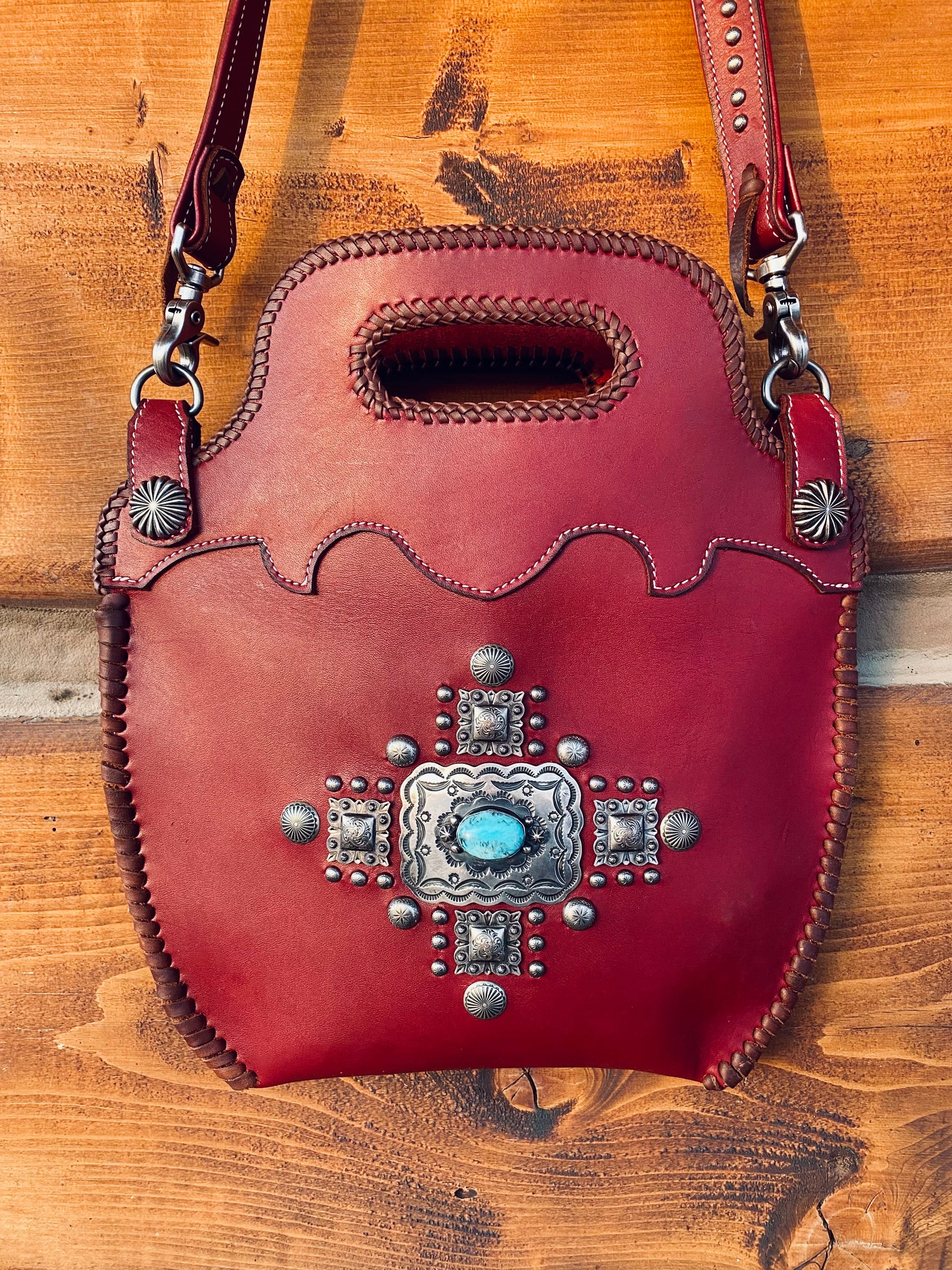 Red Boot Top Purse