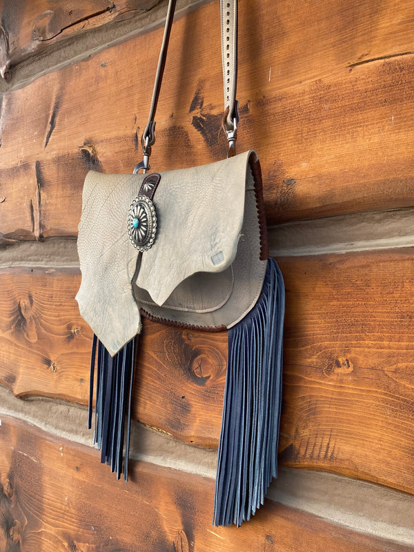 Raw Edge Saddlebag