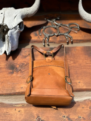 Medium Raw Edge Backpack