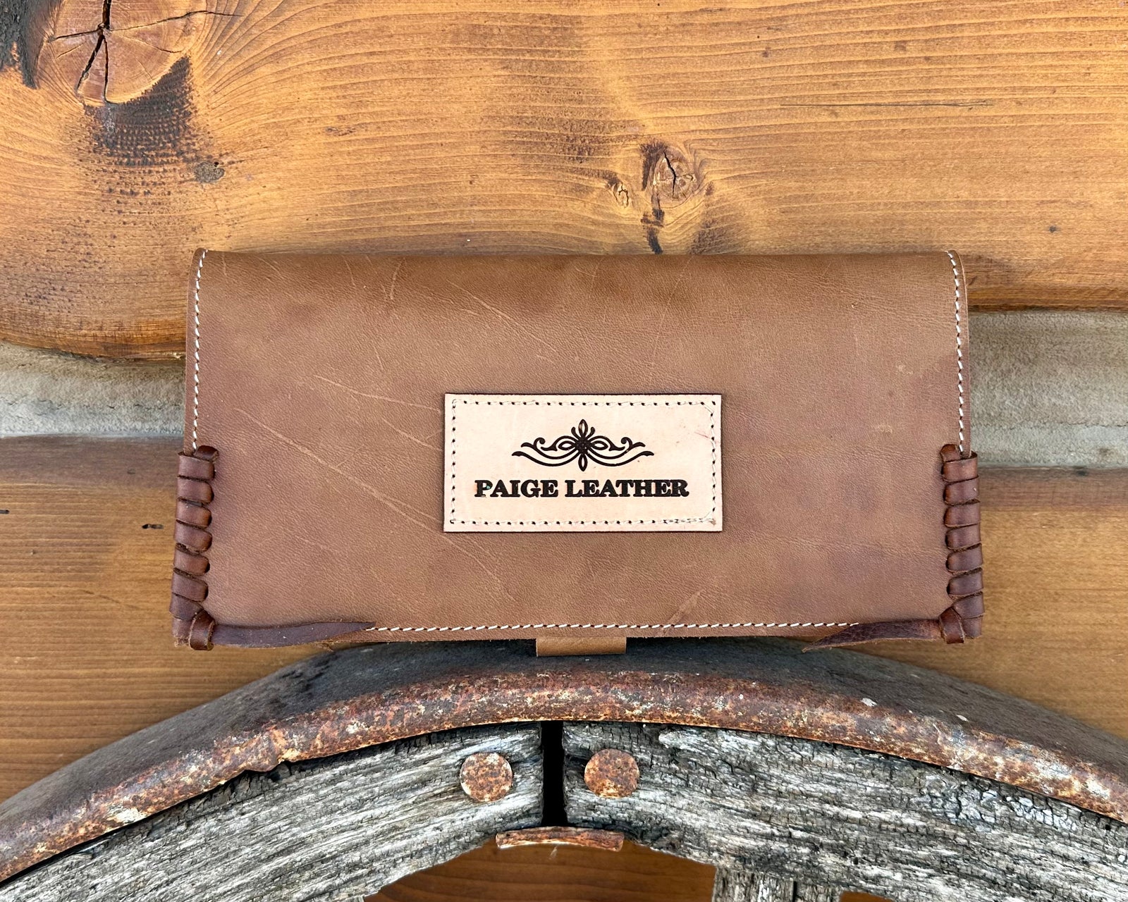 Silver Dollar Buckskin Wallet