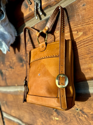 Medium Raw Edge Backpack