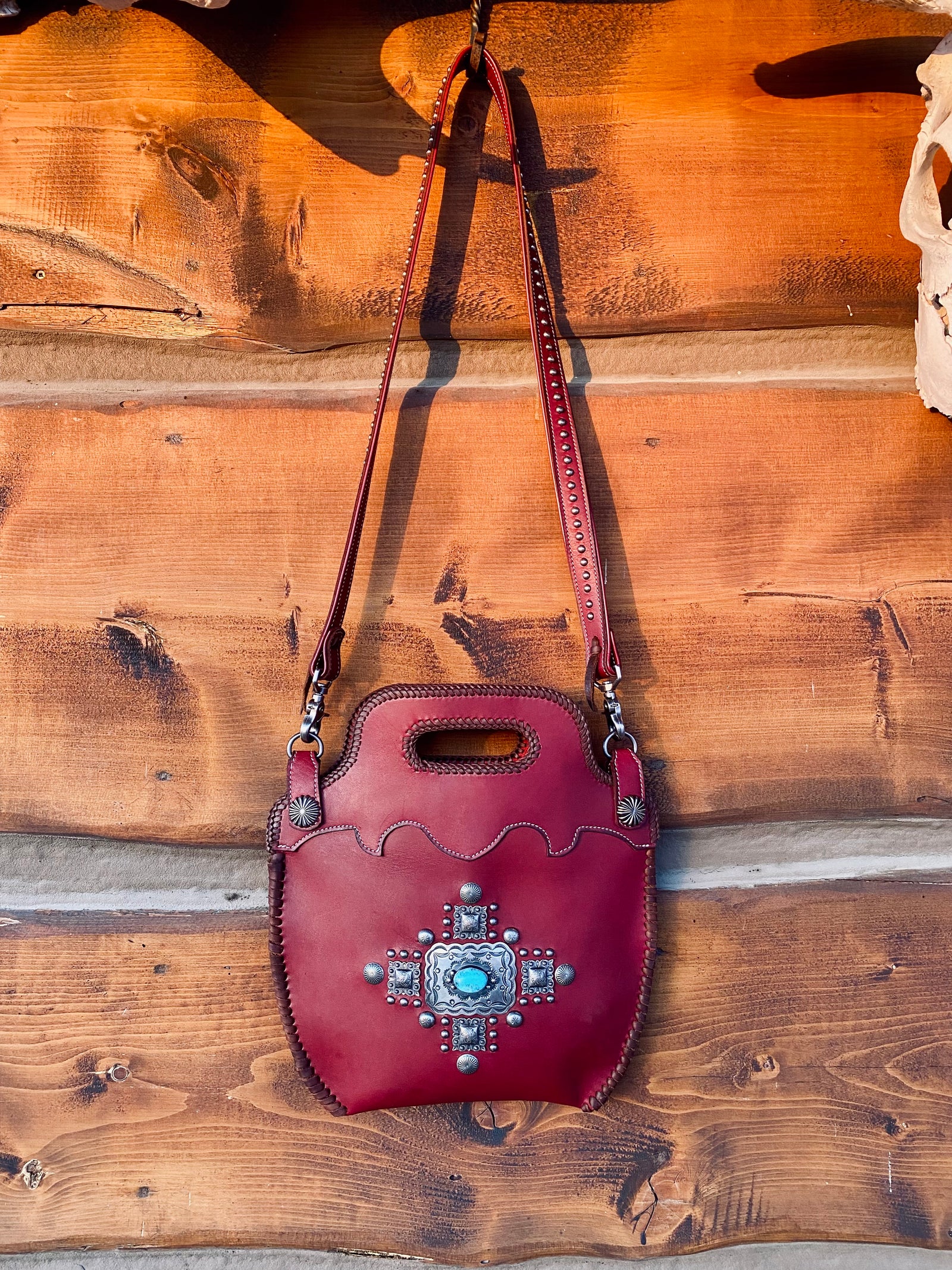Red Boot Top Purse