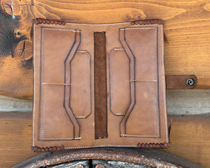 Silver Buckskin Sunburst Wallet