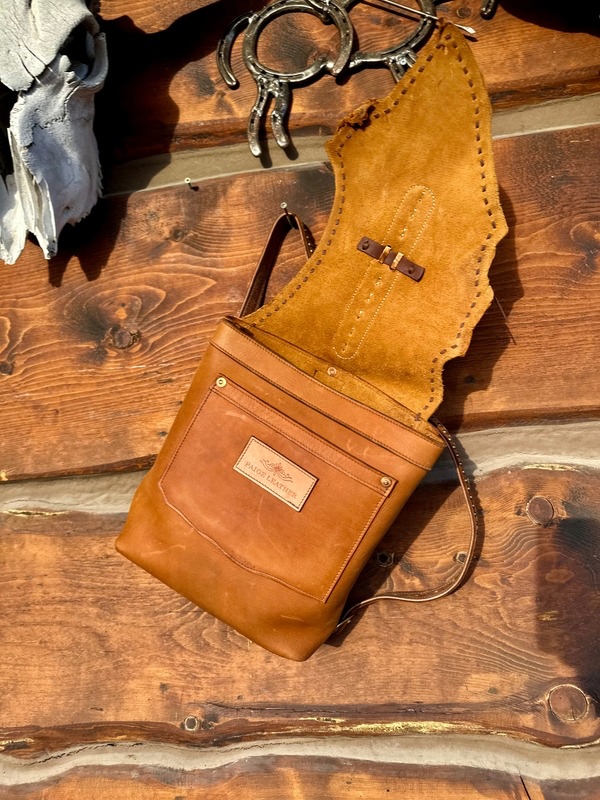 Medium Raw Edge Backpack