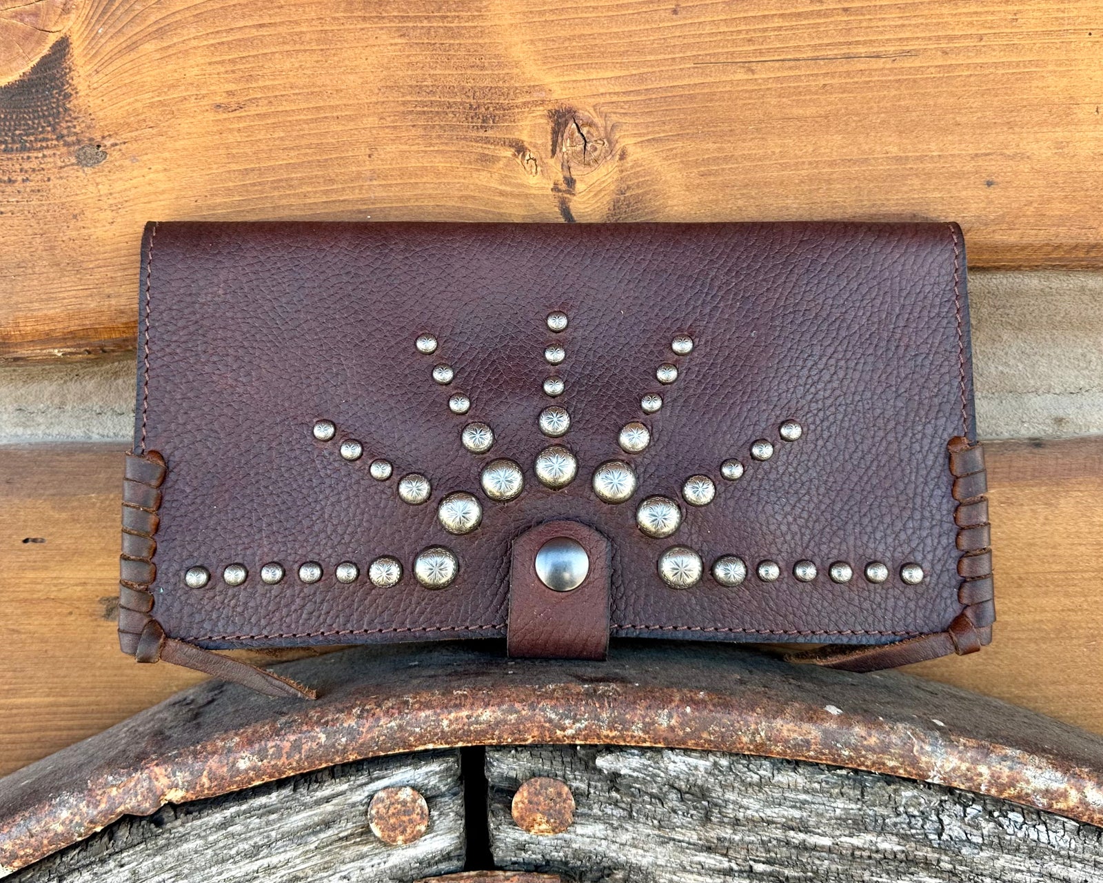 Silver Sunburst Wallet