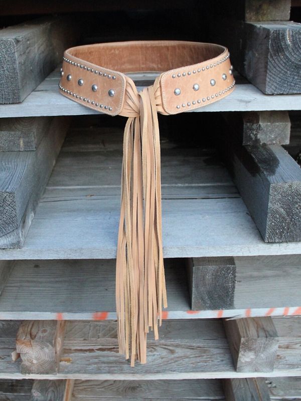 Fringe Tie Belt