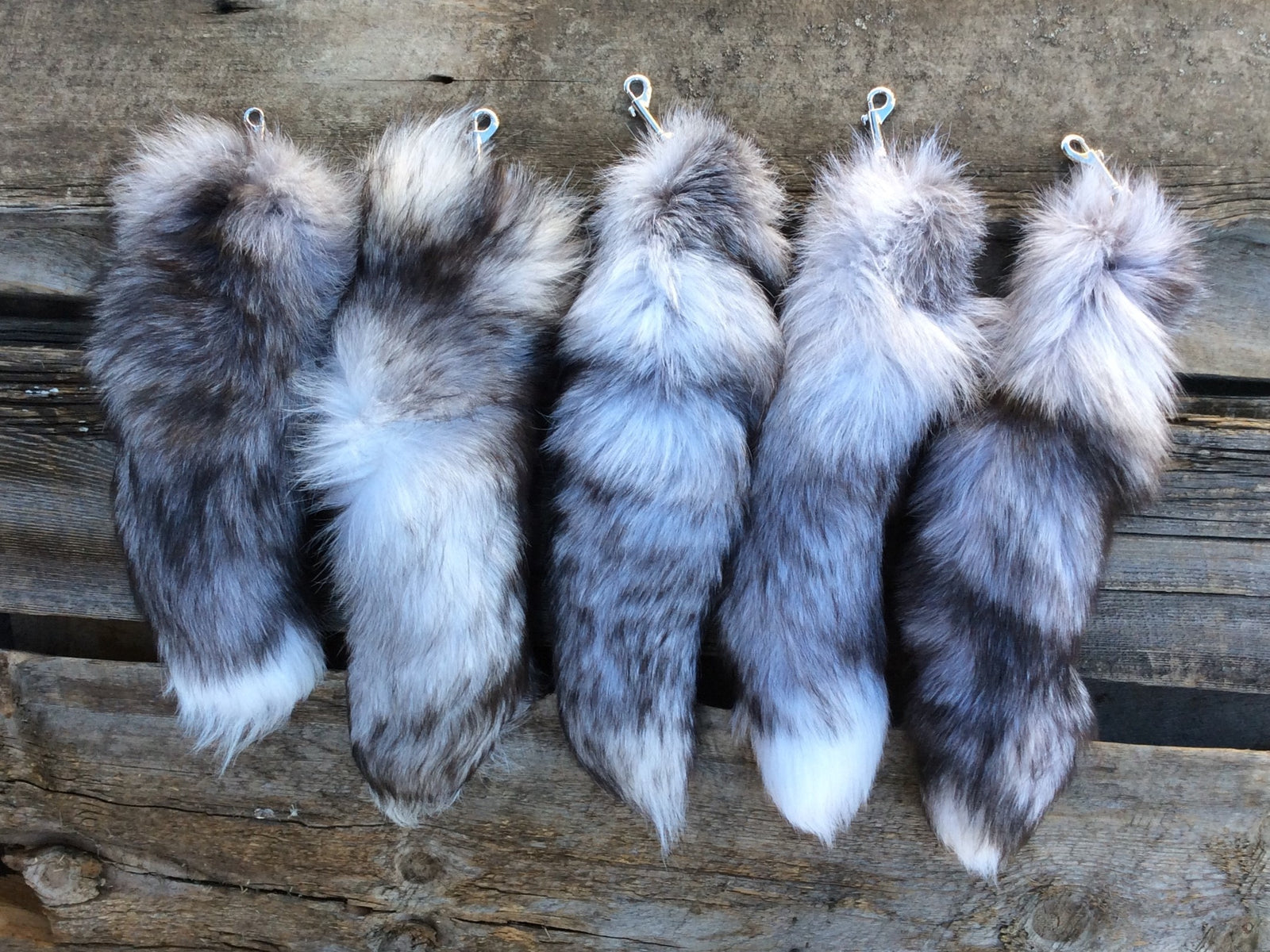 Indigo Fox Tails