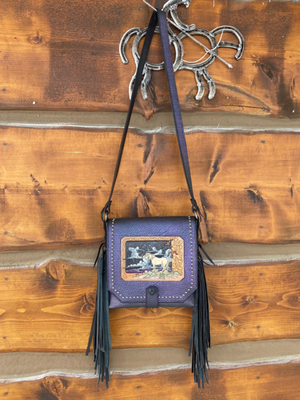 Twisted K Leather Collab Purse