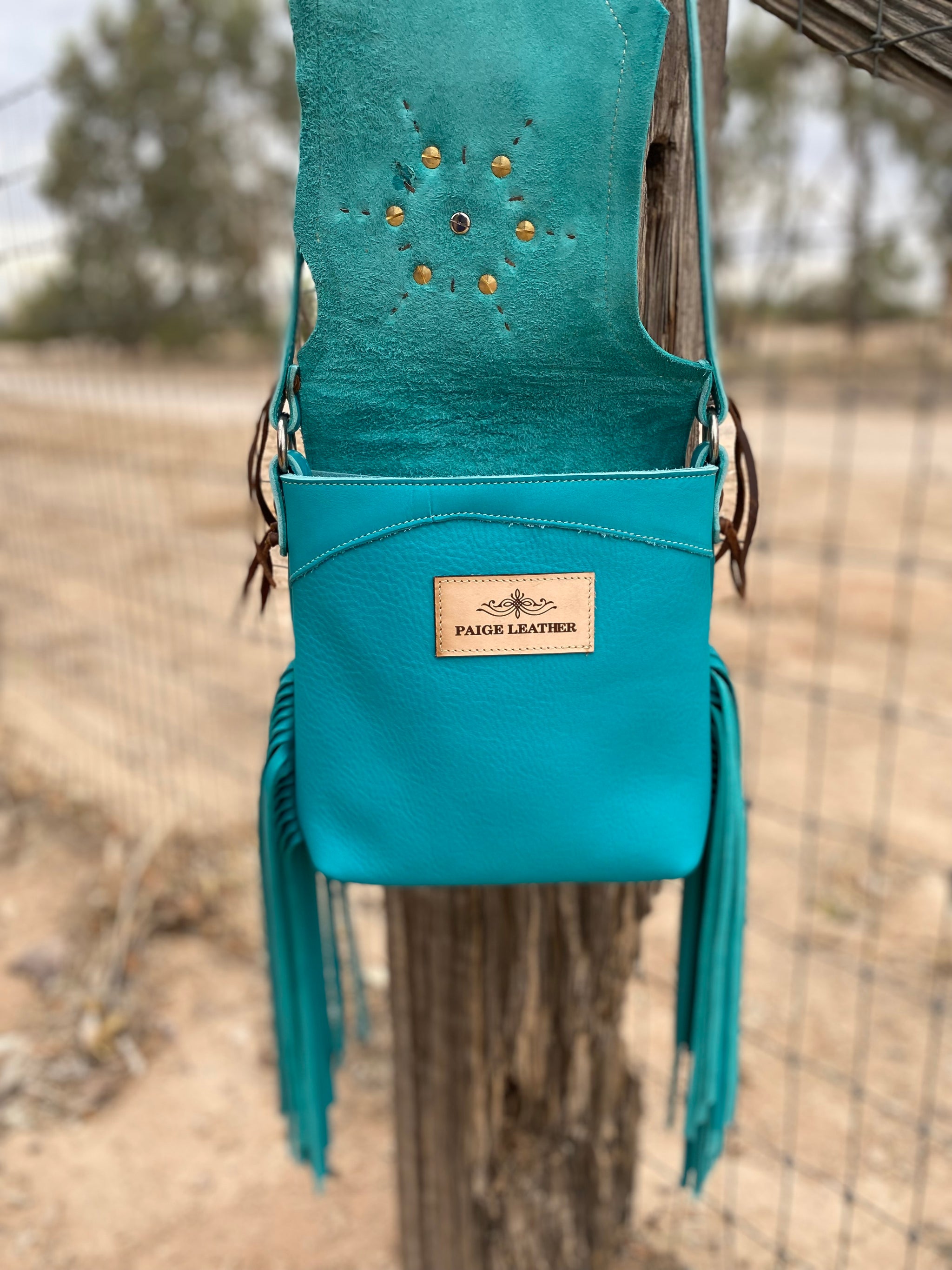 Hand Bags & Clutches Tagged turquoise - Paige Leather