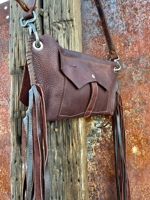 Fringe Clutch Crossbody